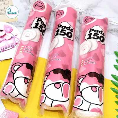 Bông tẩy trang Hatsu Nhật Bản 150 miếng