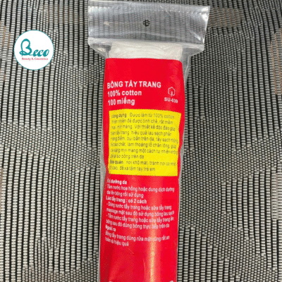 Bông tẩy trang Insun 100% cotton 100 miếng