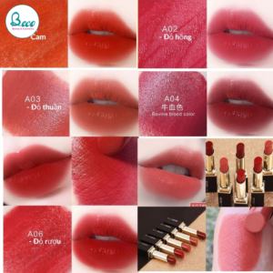 Son Nhung Lì HLLR Không Khô Môi Bền Màu Lâu Trôi