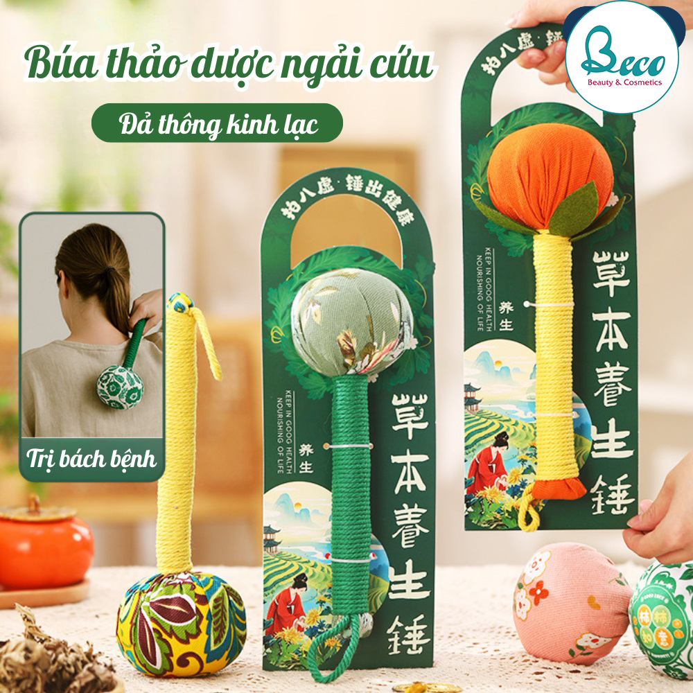 Gậy Đấm Bóp Massage Ngải Cứu