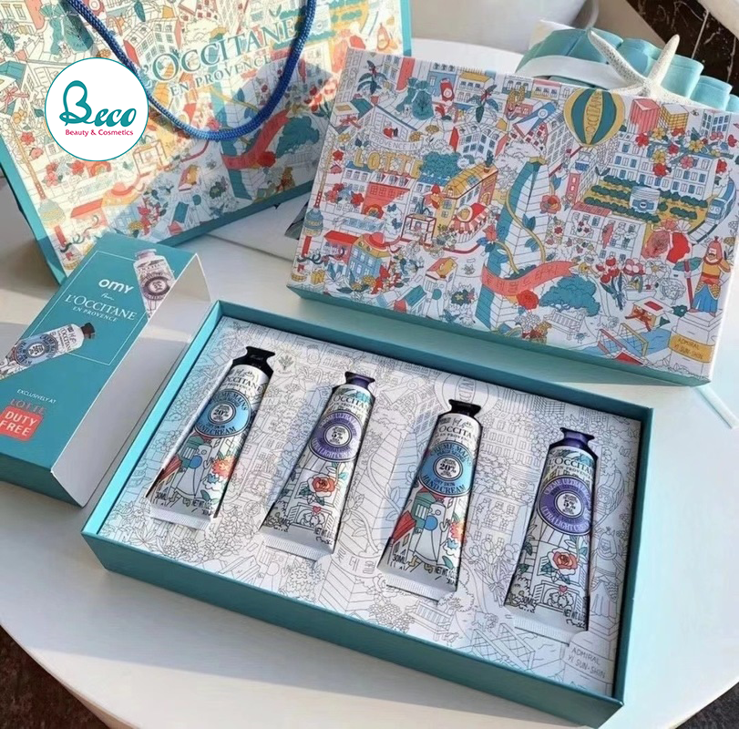 Set 4 Tuýp Kem Dưỡng Da Tay Mini L'OCCITANE