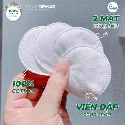 Bông tẩy trang cao cấp Sena Derma