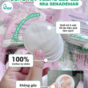 Bông tẩy trang cao cấp Sena Derma