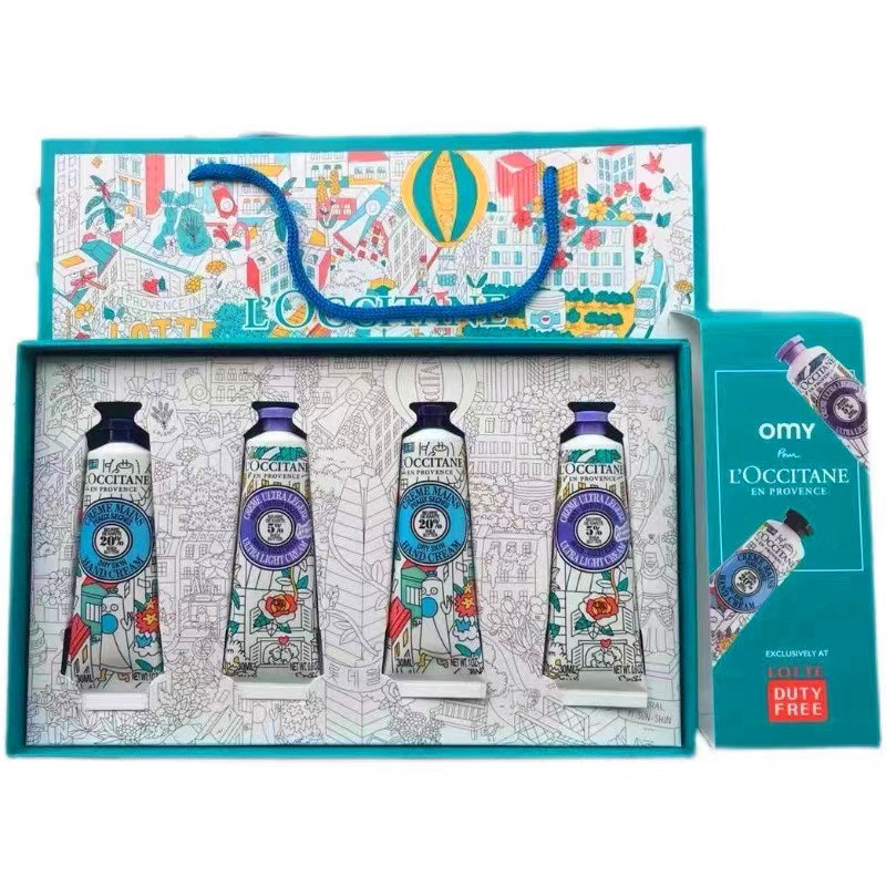 Set 4 Tuýp Kem Dưỡng Da Tay Mini L'OCCITANE