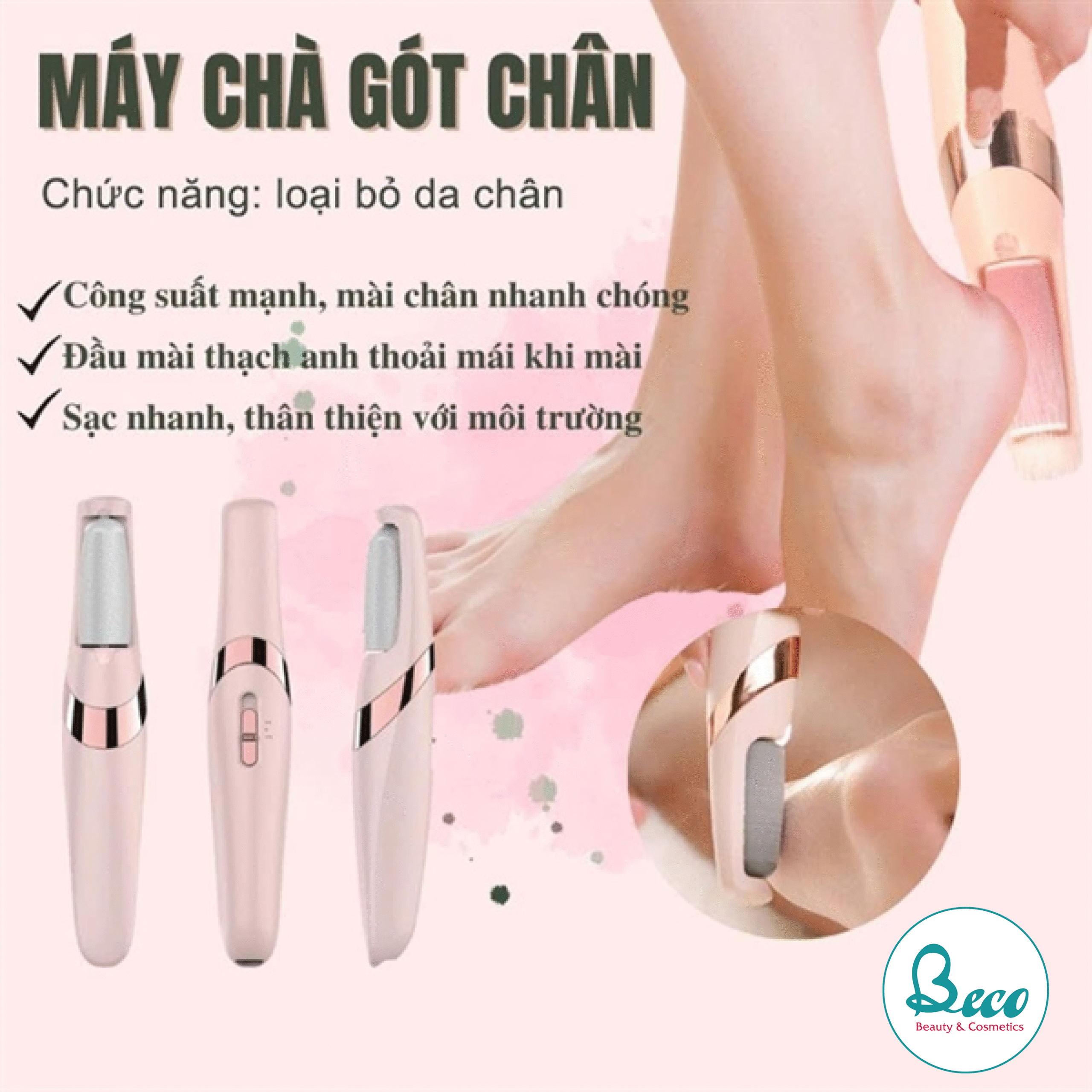 Máy Chà Gót Chân Tự Động Electric Pedi Đa Năng Tiện Dụng - Ảnh 2