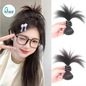Tóc Giả Đuôi Ngựa Sang Chảnh Kẹp Tóc Bốn Màu