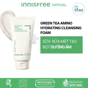 Sữa Rửa Mặt Innisfree Dưỡng Ẩm Chiết Xuất Từ Trà Xanh 150g