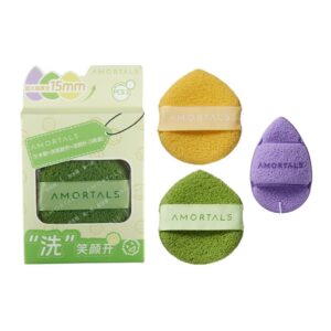 Set 3 mút rửa mặt bọt biển Amortals