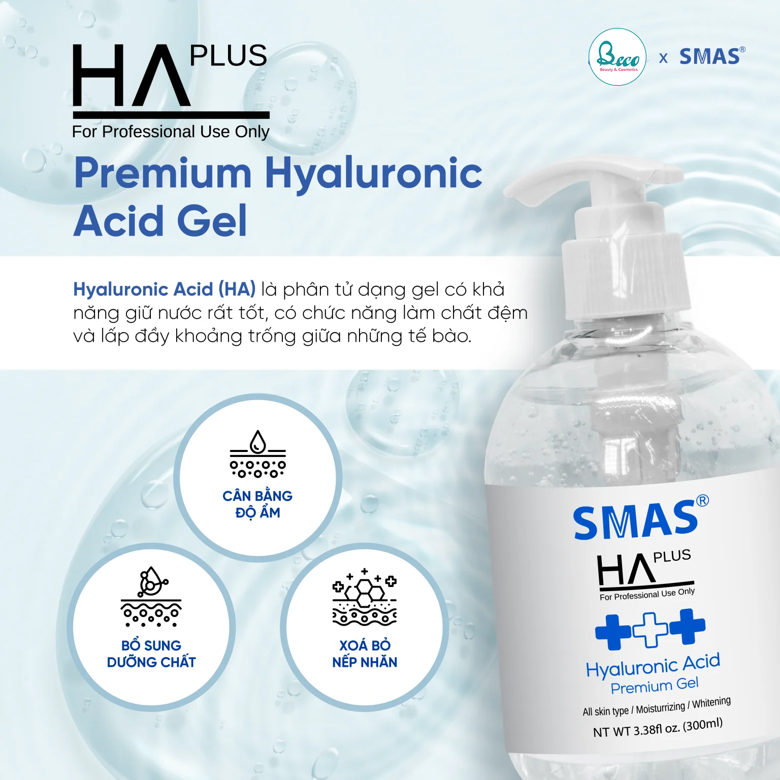 Serum cấp ẩm HA SMAS 100ml