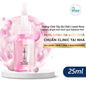Tinh chất L'Oréal Paris Glycolic Bright Anti Dark Spot Exfoliant Peel