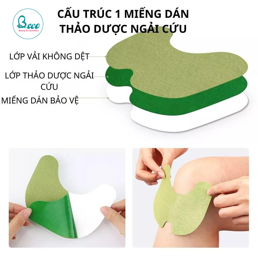 Miếng dán tan mỡ ngải cứu thảo dược