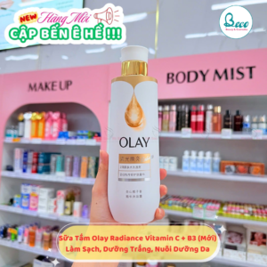 Sữa tắm dưỡng trắng Olay Nội Địa Trung Vitamin C + B3 500g