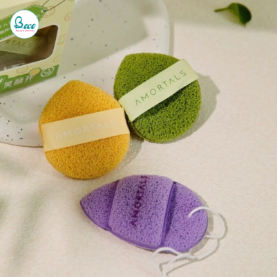 Set 3 mút rửa mặt bọt biển Amortals 