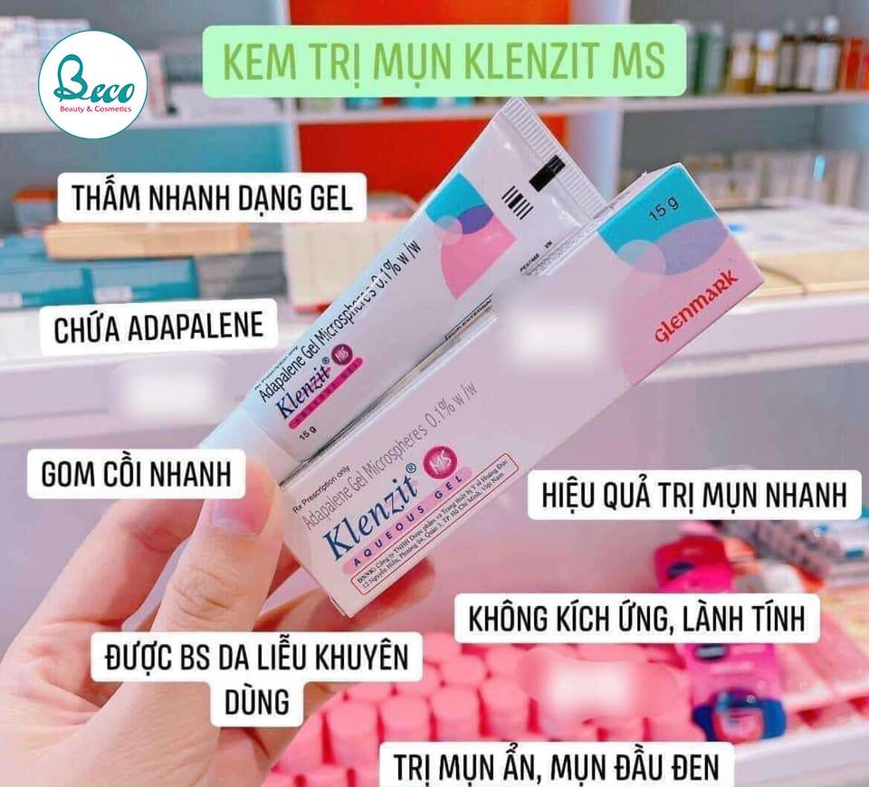 Kem trị mụn ngừa thâm Klenzit MS