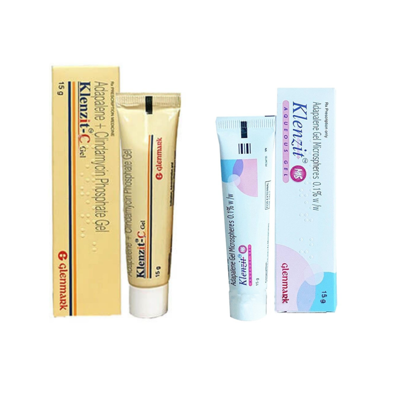 Kem giảm mụn, giảm thâm, mụn ẩn, mụn bọc Klenzit C và Klenzit MS của Ấn Độ