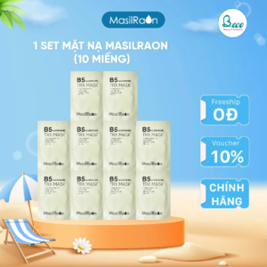 Combo 10 miếng mặt nạ B5 GLUTATHIONE TRX Cấp ẩm, Làm sáng da