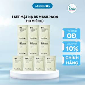Combo 10 miếng mặt nạ B5 GLUTATHIONE TRX Cấp ẩm, Làm sáng da