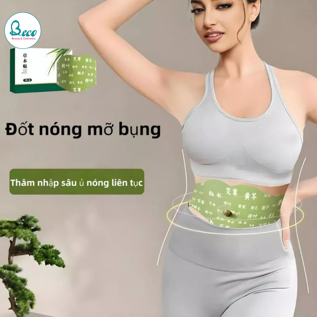 Miếng dán tan mỡ ngải cứu thảo dược