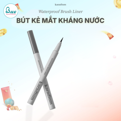 Kẻ Mắt Chống Trôi Karadium Waterproof Brush Liner Mẫu Mới