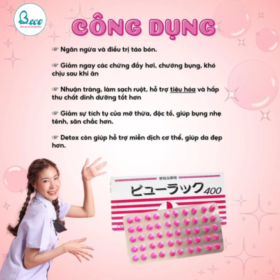 Viên uống nhuận tràng Detox Kenton Diet Nhật Bản